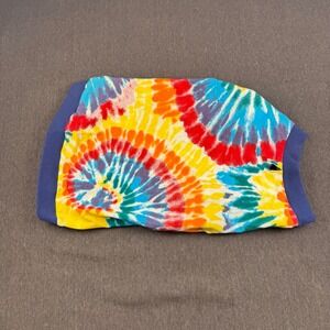 Old Navy Tie Dye Dog‎ Shirt Pet Apparel Blue Trim Size Medium
